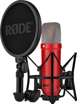 RØDE NT1 Signature Series -lähetysmikrofoni (punainen)