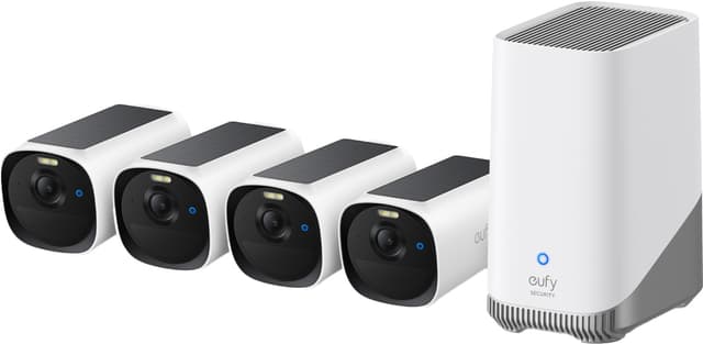 Eufy eufyCam E40 overvågningskamera + HomeBase S380 (4-pak)