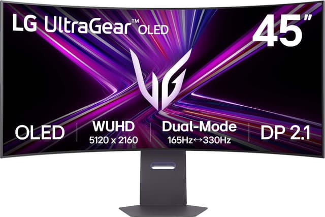 LG UltraGear 45GX950A 45" WUHD/OLED/165Hz/0,03ms välvd gamingskärm