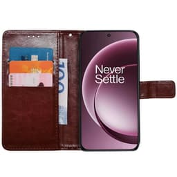 Lommebokdeksel 3-kort OnePlus 15 - Brun