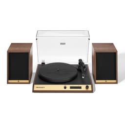 Crosley C72 Levysoitin kaiuttimilla (Pähkinäpuu)