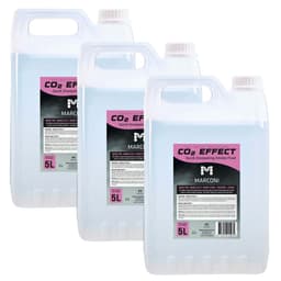 3 x 5L Rökgasvätska (CO2 Effekt)