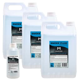 3 x 5L Röksfluid (Heavy Density) + 250ml Rengöringsvätska