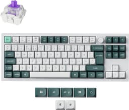 Keychron Q3 HE trådløst gaming-tastatur (hvid)