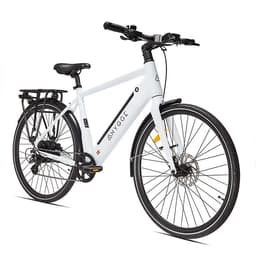 Losso City 2025 – Urban elcykel med 48 V 14 Ah Samsung-batteri – Elfenbenshvid