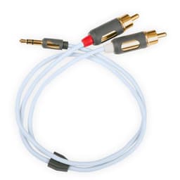 Supra audiokabel MP 2RCA 1m