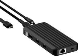 Unisynk 10-ports USB-C dockningsstation (svart)