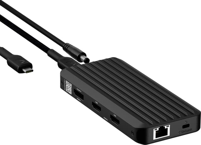 Unisynk 10-port USB-C dockingstation V3 (sort)