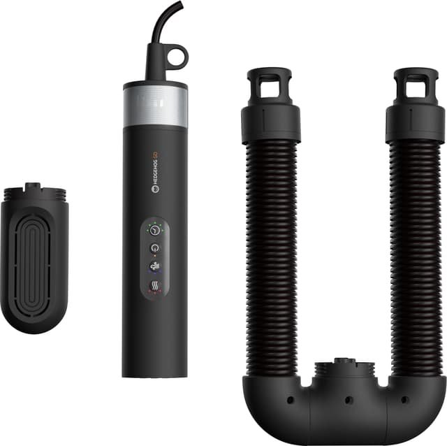 Hedgehog GO Black Ionic kenkäkuivain HHWEBI (musta)