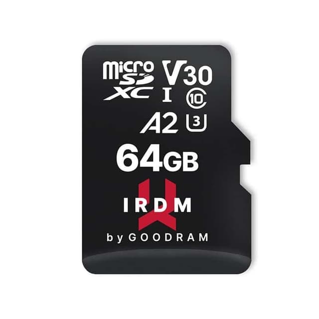 GOODRAM 64GB IRDM microCARD UHS I U3 V30 A2 + adapter