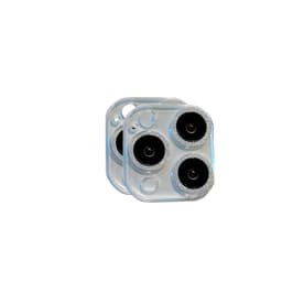 2 kpl Glitter Integroitu Kameran Linssinsuojus (Hopea) Yhteensopiva iPhone 17 Pro Max:n kanssa