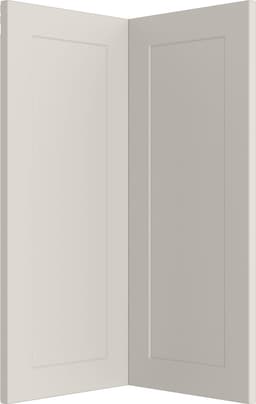 Epoq Canvas Greige hjørnedørfront gulv