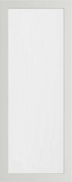 Epoq Trend Grey White räfflad glaslucka 50x125