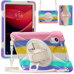 SKALO Lenovo Idea Tab 11"" Armor 360 Handtag Axelrem Fodral - Rainbow