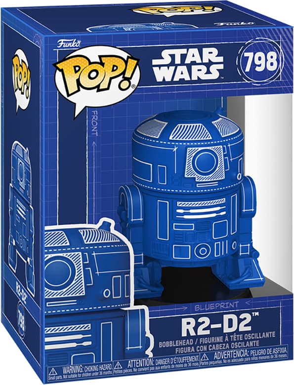 Funko POP! Star Wars R2-D2 figur (Blueprint)
