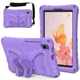SKALO Samsung Galaxy Tab A11 Butterfly EVA Kotelo - Violetti