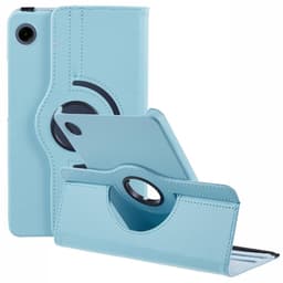 SKALO Samsung Galaxy Tab A11 360 Litchi Cover - Turkis