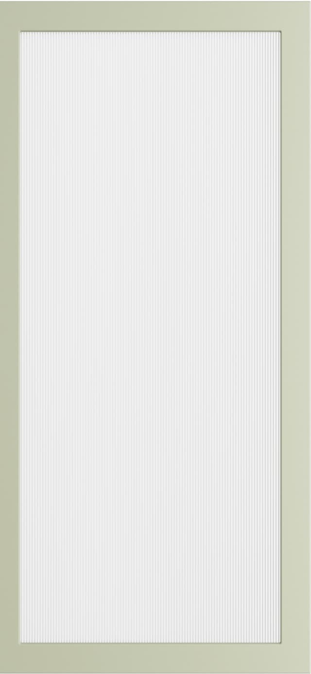 Epoq Trend Pistachio räfflad glaslucka 60x125