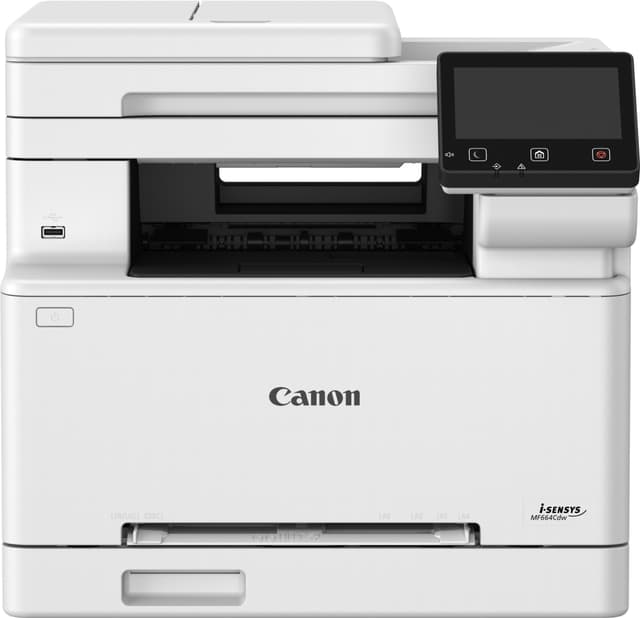 Canon I-sensys all-in-one MF664Cdw printer (hvid)