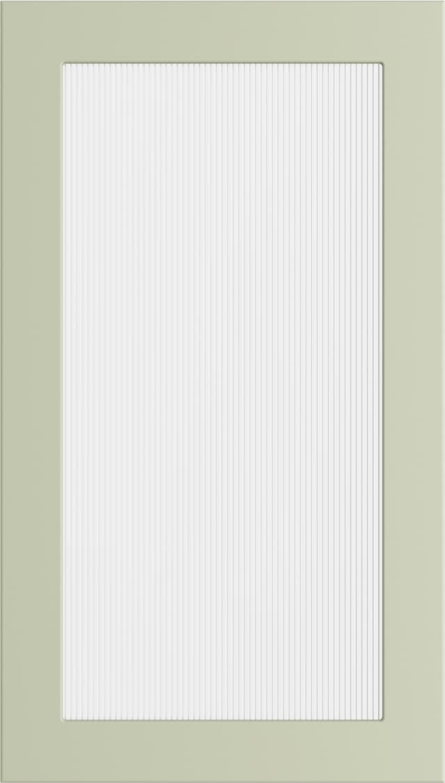 Epoq Trend Pistachio räfflad glaslucka 40x70