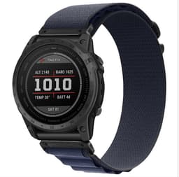 Nailoninen ranneke Garmin Fenix 8/8S/6X/7X/Pro/Tactix -kelloille 22 mm