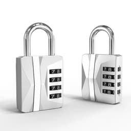 Kraftigt Hänglås i Zinklegering med 4-siffrig Kombination för Utomhuss