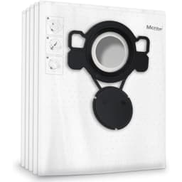 10-pakning med støvsugerposer i fiberduk kompatibel med Nilfisk støvsugere