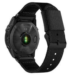 26 mm Nylon Canvas -pikairrotettava kellohihna Garmin Fenix 8/7X Prolle 22 mm