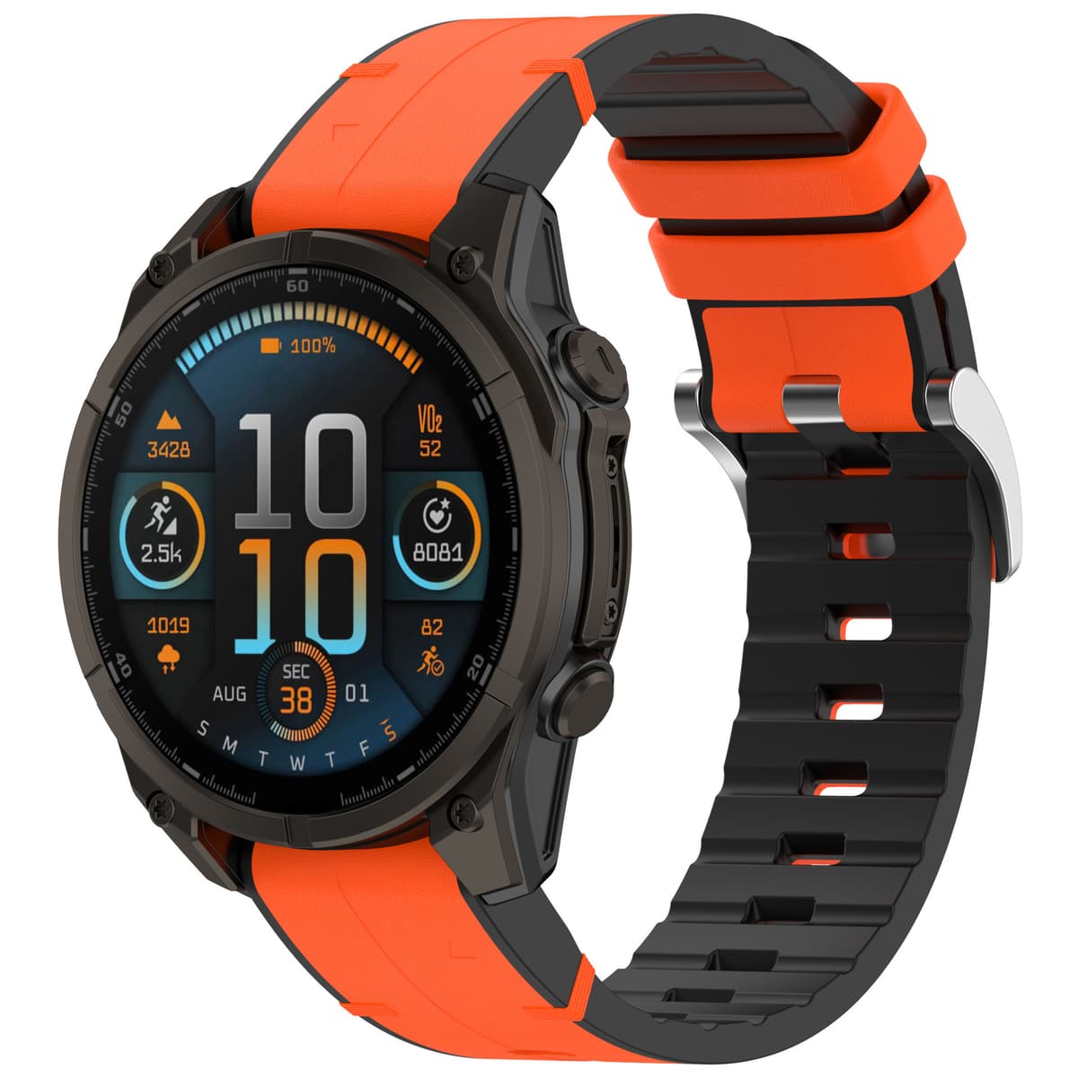 BTTNG Cinturino elastico per orologio Fenix 8 43 mm/epix Pro 42 mm, Fenix 7S /6S/5S/Instinct 2S/D2 Delta S, QuickFit 20 mm, cinturino sportivo in nylon per donne e uomini (2 pezzi