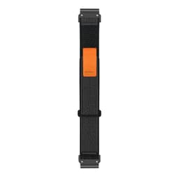 Nylon klokkerem for Garmin Fenix 5x/6x/7X/8 51mm Svart+oransje 26 mm