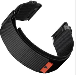 Klokkerem i nylon for Garmin Fenix 8/7X Pro/5X 6X Sort 26 mm
