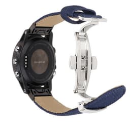 Garmin Fenix 5S/6/7X/3HR Canvas Armband - Snabbkoppling 20 mm