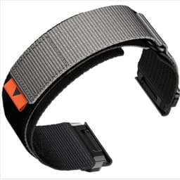 Klokkerem i nylon for Garmin Fenix 8/7X Pro/5X 6X Grå 22 mm