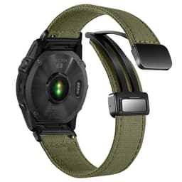 Klokkerem i nylonlerret for Garmin Fenix 7X/6X Grønn 22 mm