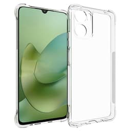 SKALO Motorola Moto G06 Power 4G Extra strong TPU Suojakuori - Läpinäkyvä