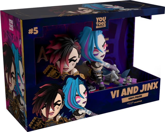 Youtooz Arcane actionfigursset (Vi och Jinx)