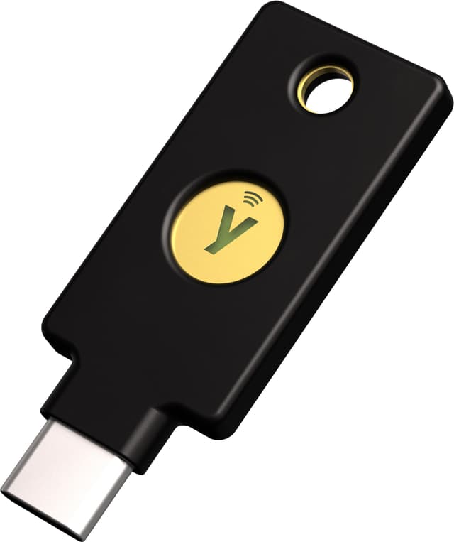 YubiKey 5C NFC säkerhetsnyckel