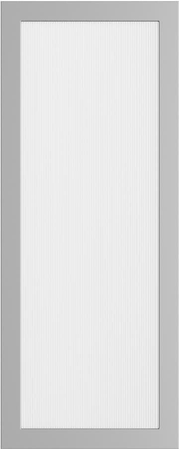 Epoq Trend Light Grey räfflad glasdörr 50x125