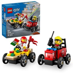 LEGO City Billøp mellom pizzabil og brannbil 60458