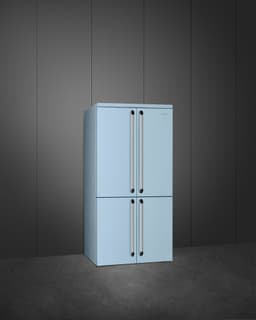 Smeg Serie Victoria French Door Kombiskåp FQ960PB6 (pastellblå)