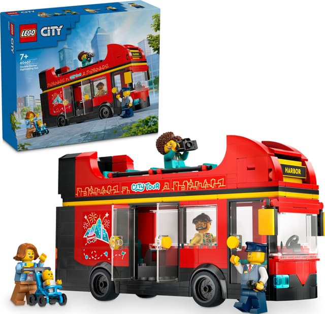 LEGO City Röd dubbeldäckare för sightseeing 60407
