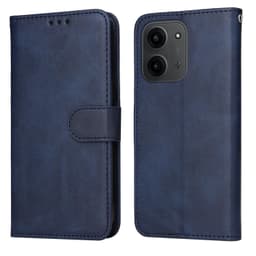 SKALO Xiaomi Redmi 15C (173mm) PU-läder Plånboksfodral - Blå
