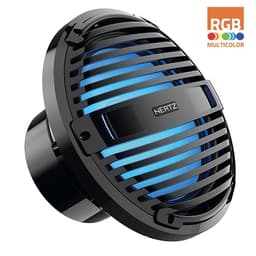 Hertz marine subwoofer m/RGB lys 250mm/10"" - 2 ohm - black