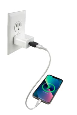 USB-A til USB-C adapter (2 stk) - sort