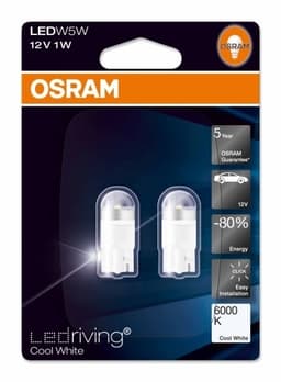 Osram LEDriving W5W Cool White 6000K 2 Pak