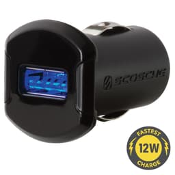 Revolt enkel 12W USB billader - sort