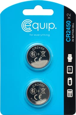 Equip CR2450 batterier (2-pakning)