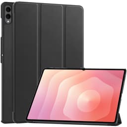 Til Samsung Galaxy Tab S11 Ultra Stativcover Stødsabsorberende Cover - Sort