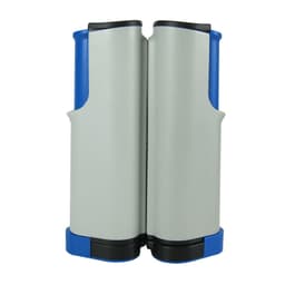 Infällbart nät för pingisbord Svart+grå