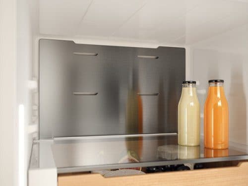 Bakvegg i rustfritt stål